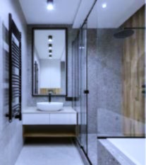 Moderne og funksjonell badrenovering i borettslag utført av BM Bygg AS